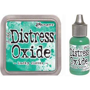 Ranger Lucky Clover Distress Oxide Pad And Reinker Lot Tim Holtz Bundle