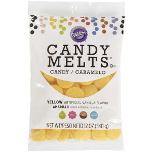 Wilton Candy Melts Flavored 12oz Yellow Vanilla 1 Pack of 6 Piece