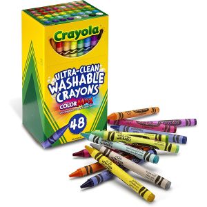 Crayola Ultra Clean Washable Crayons 48Per Pkg 1 Pack of 3 Piece