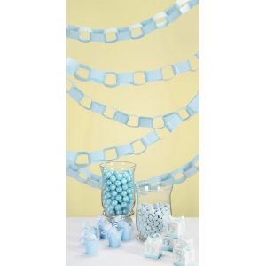 Paper Chains Blue 15 Feet Makes 1