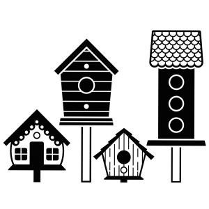 Embossing Folder Birdhouse Post Paper Craft Supply