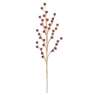 Berry Spray Burgundy 19 Inches