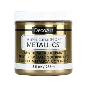 DecoArt Americana Decor Metallics 8oz Champagne Gold