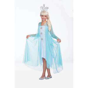 Halloween Wholesalers Princess Costume Ice blue Item ID 101598