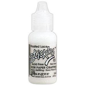 Ranger Stickles Glitter Glue .5oz Frosted Lace 1 Pack of 6 Piece