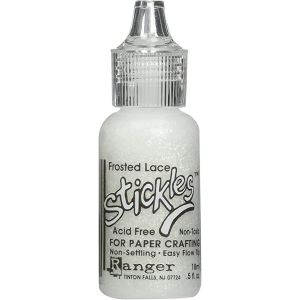 Ranger Stickles Glitter Glue .5oz Frosted Lace 1 Pack of 97 Piece