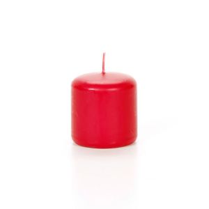 Pillar Candle Red Cinnamon Scented 2.8 X 2.8 Inches