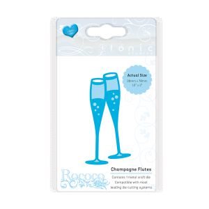 Tonic Studios Celebrations Champagne Flutes Rococo Petitie Dies