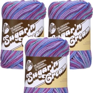 Spinrite Lily Sugar n Cream Yarn Ombres Jewels 1 Pack of 3 Skein