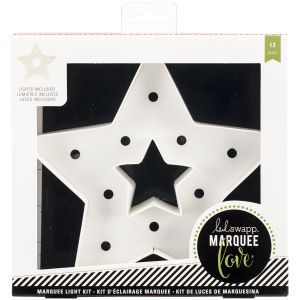 Marquee Love Christmas Paper Shape Star 8.5 X 8