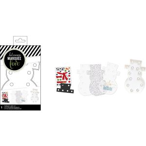Marquee Love Collection Christmas DIY Marquee Kit Snowman