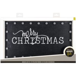 Marquee Love Collection Christmas Marquee Kit Plastic Chalkboard