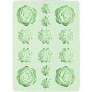 Wilton Succulents Silicone Candy Mold, 14-Cavity