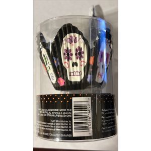 Wilton Standard Baking Cups 24 Per Pkg Day Of The Dead Petal