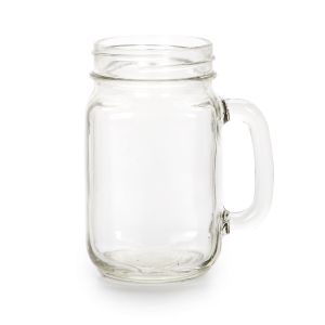 Glass Mason Jar Clear 16 Ounces 3.15 X 3.15 X 5.51 Inches