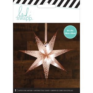 American Crafts Heidi Swapp Paper Lanterns Small 7 Point Copper