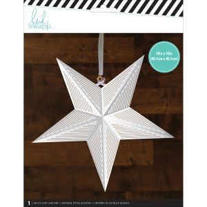 American Crafts Heidi Swapp Paper Lanterns Large Star White