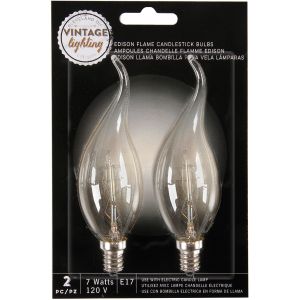 Edison Flame Candlestick Bulbs 7 Watts