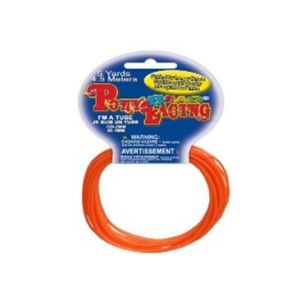 Pony Bead Lacing 5Yard Hank Neon Orange