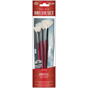 Royal Brush Bristle Fan Value Pack Brush Set