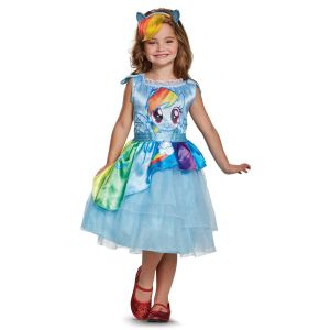 Disguise Rainbow Dash Movie Classic Costume Blue X Small 3T 4T