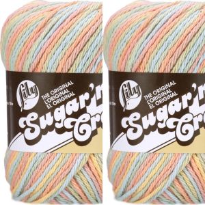 Spinrite Lily Sugar n Yarn Ombres Super Size Buttercream 1 Pack of 2 Skein