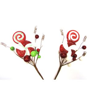 Christmas Floral Candy Berry Pick