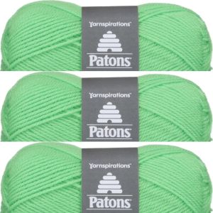 Spinrite Patons Astra Yarn Solids Hot Green 1 Pack of 3 Skein