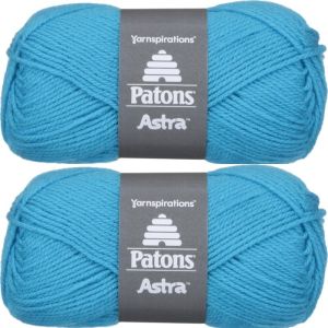 Spinrite Patons Astra Yarn Solids Hot Blue 1 Pack of 2 Skein
