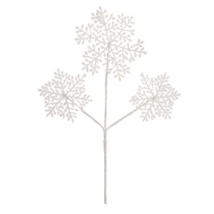 Snowflake Pick Glitter 12 Inches 3 Tips