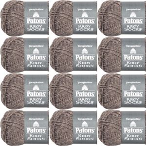 Spinrite Patons Kroy Socks Yarn Flax 1 Pack of 12 Skein