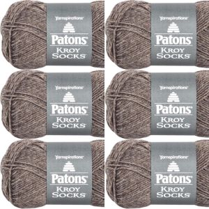 Spinrite Patons Kroy Socks Yarn Flax 1 Pack of 6 Skein