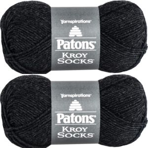 Spinrite Patons Kroy Socks Yarn Gentry Grey 1 Pack of 2 Skein