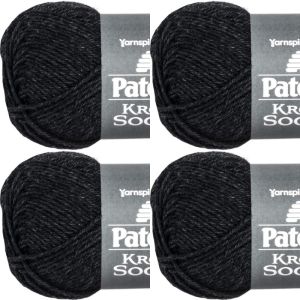 Spinrite Patons Kroy Socks Yarn Gentry Grey 1 Pack of 4 Skein