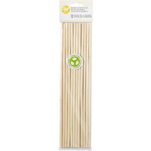 Wilton Bamboo Dowel Rods, 12-Count