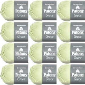 Spinrite Patons Grace Yarn Ginger 1 Pack of 12 Skein