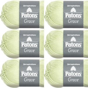 Spinrite Patons Grace Yarn Ginger 1 Pack of 6 Skein