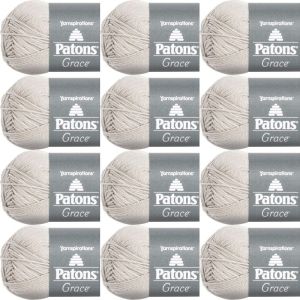 Spinrite Patons Grace Yarn Clay 1 Pack of 12 Skein