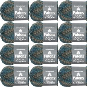 Spinrite Patons Kroy Socks FX Yarn Cascade 1 Pack of 12 Skein