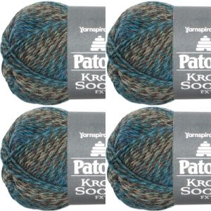 Spinrite Patons Kroy Socks FX Yarn Cascade 1 Pack of 4 Skein
