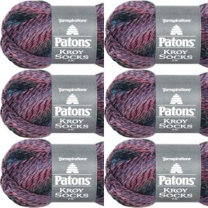 Spinrite Patons Kroy Socks FX Yarn Cameo 1 Pack of 6 Skein