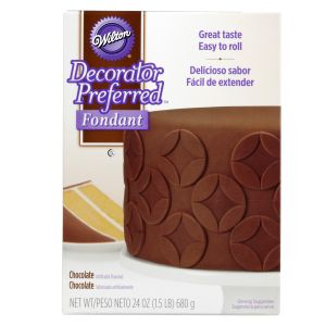 Wilton Decorator Preferred Chocolate Fondant Brown 24 oz. Fondant Icing 1 Pack of 1 Piece
