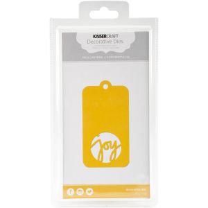Decorative Dies Joy Tag