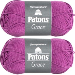 Spinrite Patons Grace Yarn Orchid 1 Pack of 2 Skein