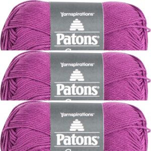 Spinrite Patons Grace Yarn Orchid 1 Pack of 3 Skein