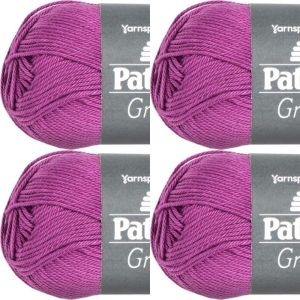 Spinrite Patons Grace Yarn Orchid 1 Pack of 4 Skein
