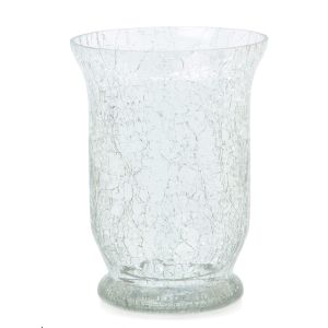 Hurricane Vase Clear Glass 6 Inches