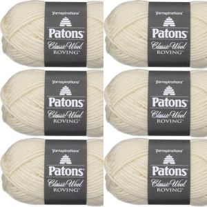 Spinrite Patons Classic Wool Roving Yarn Aran 1 Pack of 6 Skein
