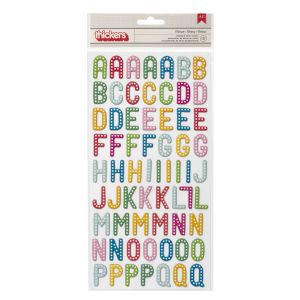 Birthday Wishes Collection Thickers Chipboard Celebrate Multicolor