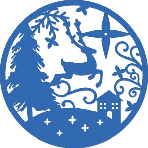 Decorative Dies Circle Scene